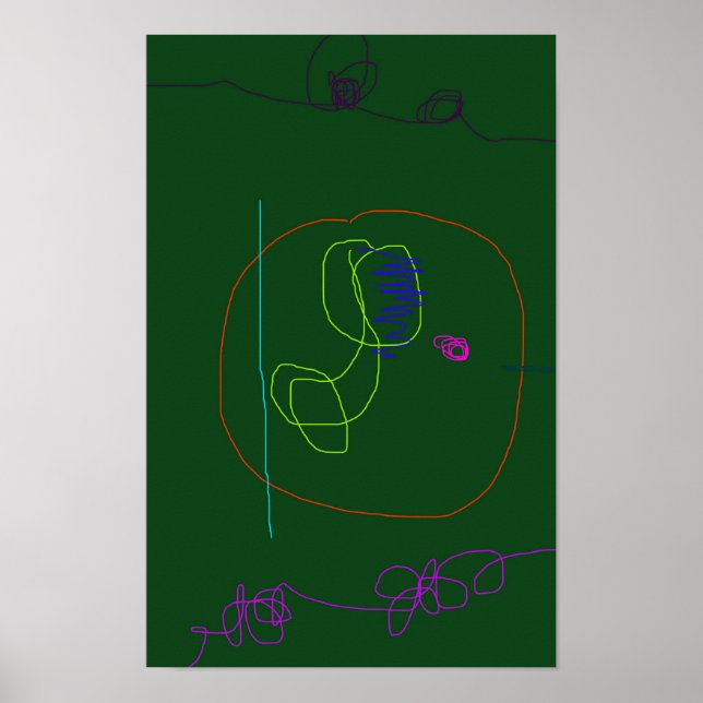 Poster Verde escuro (Frente)