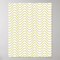 Verde limão Padrão Chevron no Cream White Zigzag