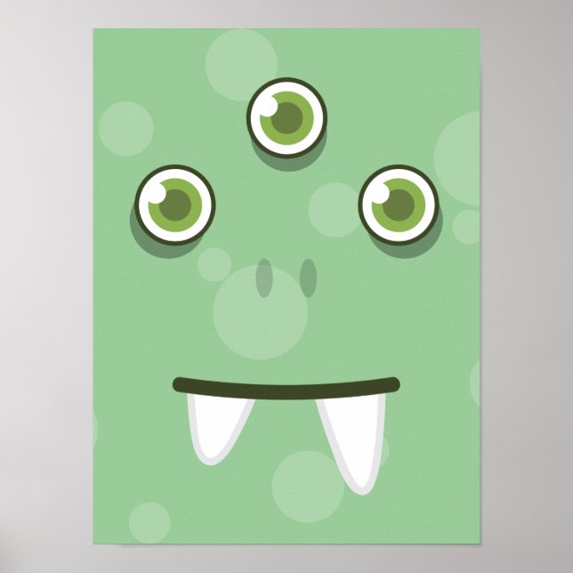 Poster verde monstro (Frente)