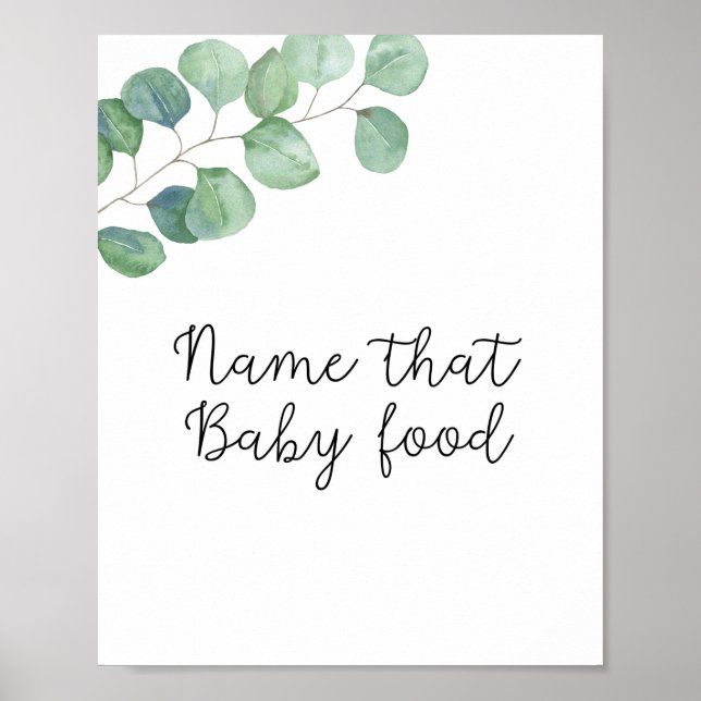 Poster Verde - nome daquele pôster de chuveiro de comida  (Frente)