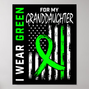 Poster Verde Para A Minha Avó Doença Renal Awarenes