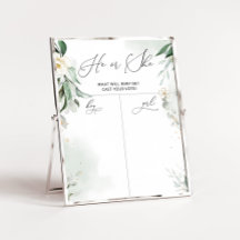 Verde Sexo revela Gráfico de Menino ou Rapariga