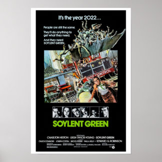 Poster Verde Soylent 1973