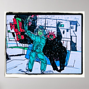 Póster verde sr.