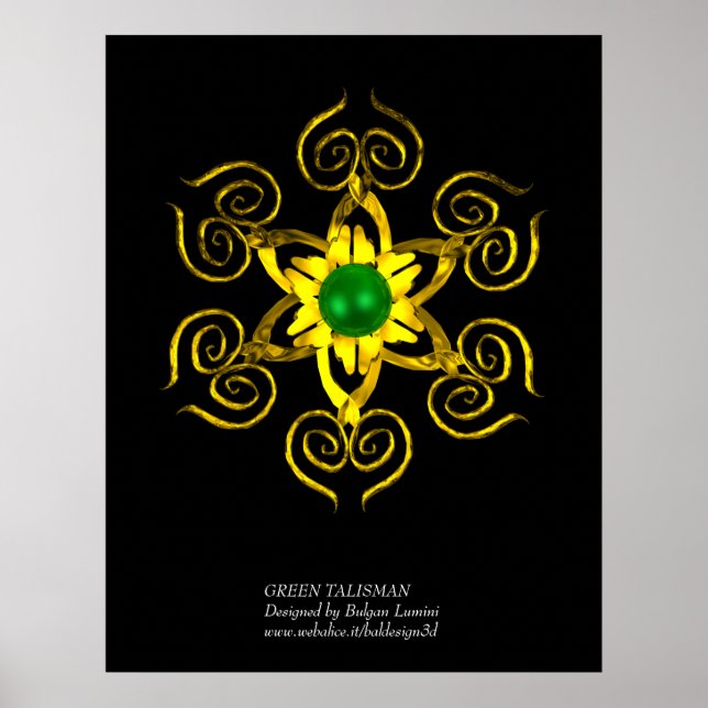 POSTER VERDE TALISMAN (Frente)
