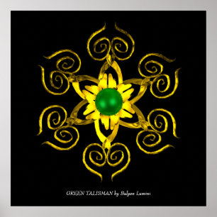 POSTER VERDE TALISMAN