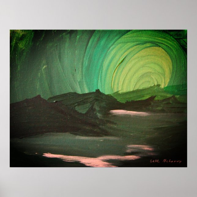 Poster Verde - um Gabriel McGarry (Frente)