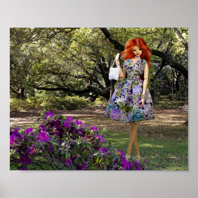 Póster Verdi e Houston Zoo Florals (Frente)