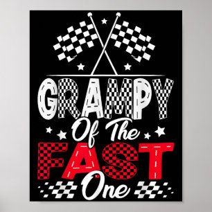 Poster Vergonha Do Carro Rápido De Corrida De Aniversário