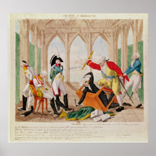 Póster Vergonha e arrependimento, uma peça tragi-cômica