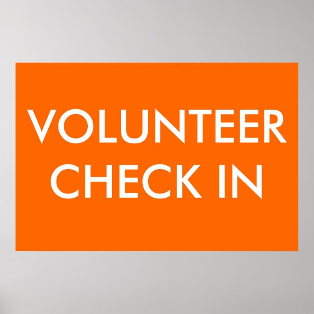 PÓSTER VERIFICAÇÃO DO VOLUNTÁRIO (Frente)