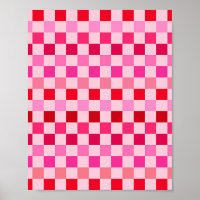 Verificar Quadro De Verificação Rosa E Vermelho