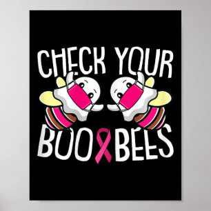 Poster Verifique o Guerreiro de Consciência do Cancer Mam