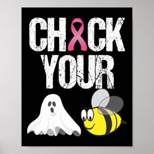 Poster Verifique Seu Boo Bebê Camisa Frio Cancer