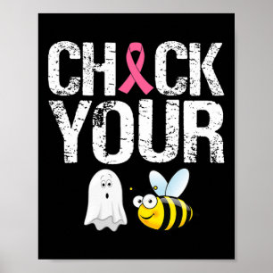 Poster Verifique Seu Boo Bebê Camisa Frio Cancer