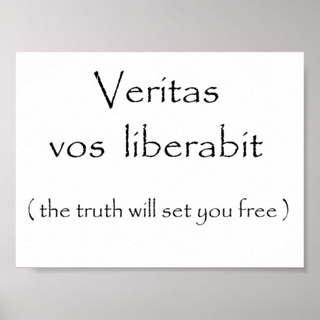 Póster Veritas vos liberabit-poster (Frente)