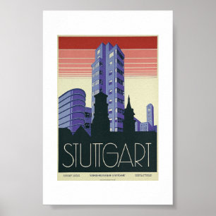 Poster - Verkehrsverein Estugarda