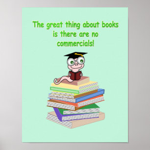 Poster Verme de Livro