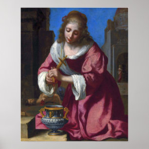 Poster Vermeer - Santa Práxedes 1655