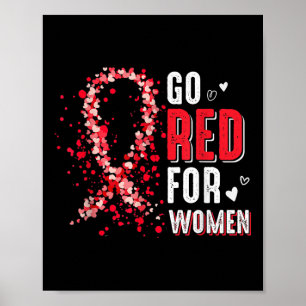 Poster Vermelhidão Para Mulheres Sensibilização Para A Do