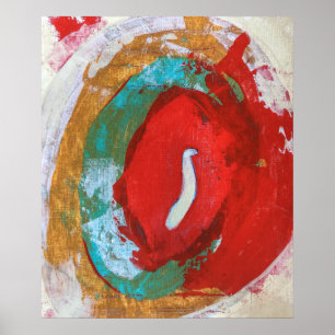 Poster Vermelho 20 x 24