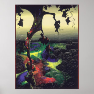 Poster Vermelho Carmesim e Dourado - 1995; Estados Unidos