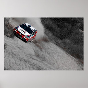 Poster Vermelho de Mitsubishi