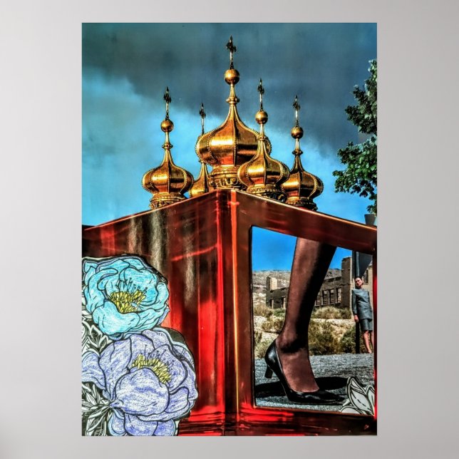 Poster Vermelho Deserto (Frente)