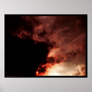 Póster Vermelho do sangue