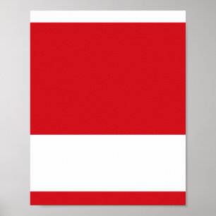 Poster Vermelho listrado
