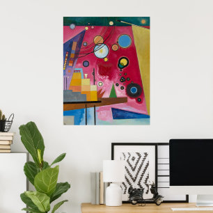 Poster Vermelho Pesado Kandinsky