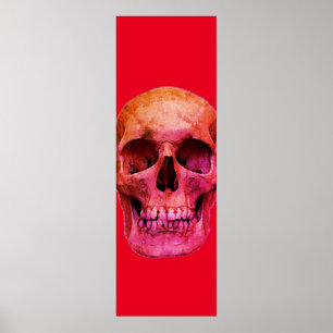Poster Vermelho Pop de Skull