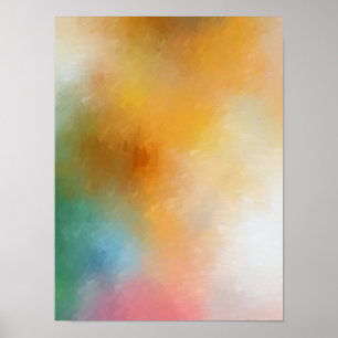 Poster Vermelho Rosa Púrpura, Cor-de-rosa Abstrato modern