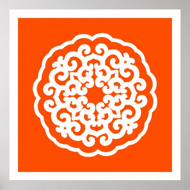 Poster VerMilhão de Moods Asiáticos Mandalla (Frente)