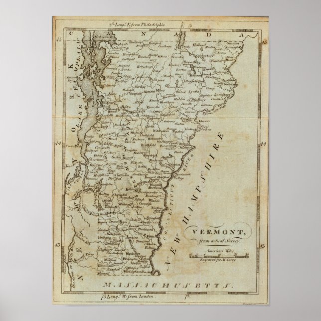 Póster Vermont, da pesquisa real (Frente)