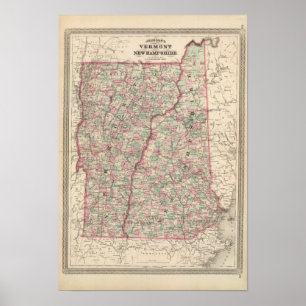 Poster Vermont e New Hampshire 2