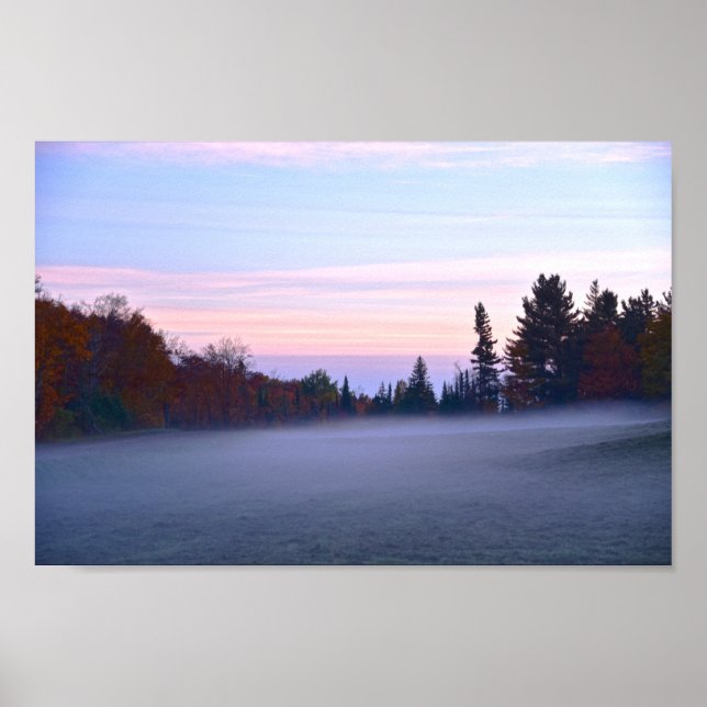 Poster Vermont Morning Mist (Frente)