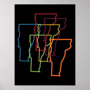Póster vermont orgulho