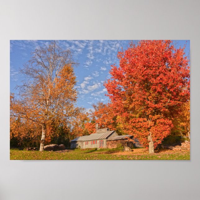 Poster Vermont Sugar House (Frente)