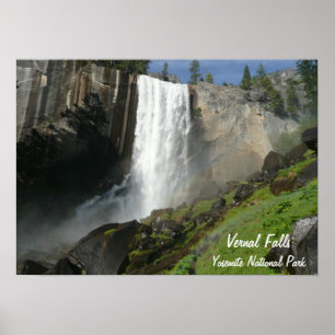 Póster Vernal Cai no Parque Nacional Yosemite
