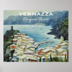 Poster Vernazza Cinque Terre Italia