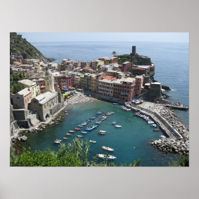 Póster Vernazza de cima (Frente)