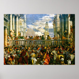 Póster Veronese - O Casamento em Cana