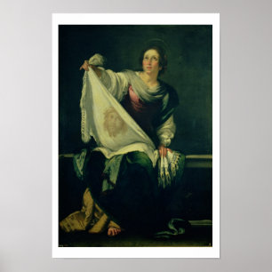 Póster Veronica do St., 1625-30 (óleo em canvas)