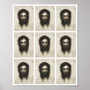 Poster Veronica Veil Coberta Jesus Enfrentando Coroa Milh