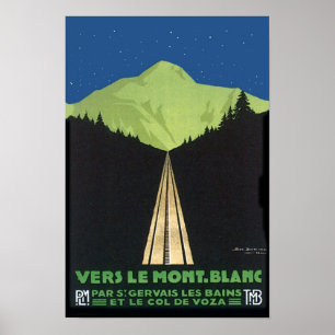 Poster Vers Le Mont. Branco