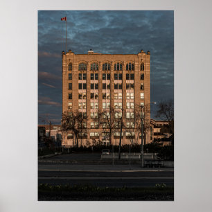Poster Versão de cor do Edifício Whalen n.o 2