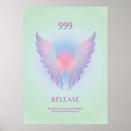 Poster Versão do Angel Number Aura 999