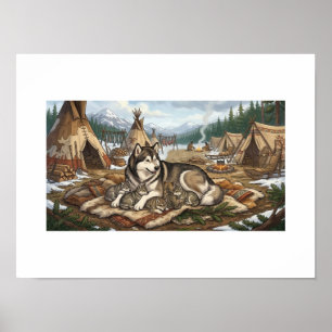Poster Versão Malamute Mãe 2
