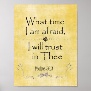 Poster Verso da Bíblia do Psalms Trust KJV